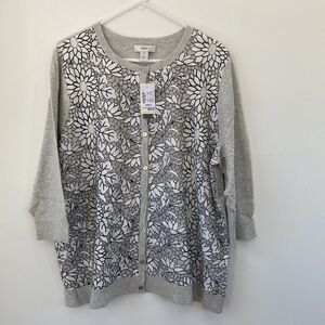 New CJ Banks button up sweater